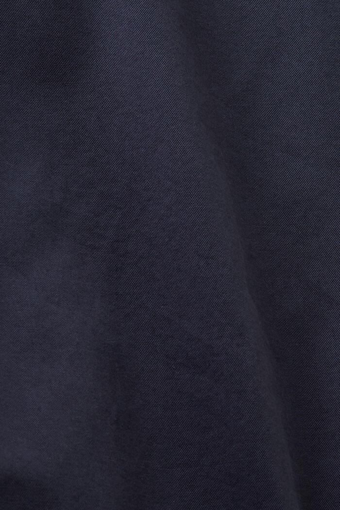 Capri kalhoty z bavlny pima, NAVY, detail image number 6