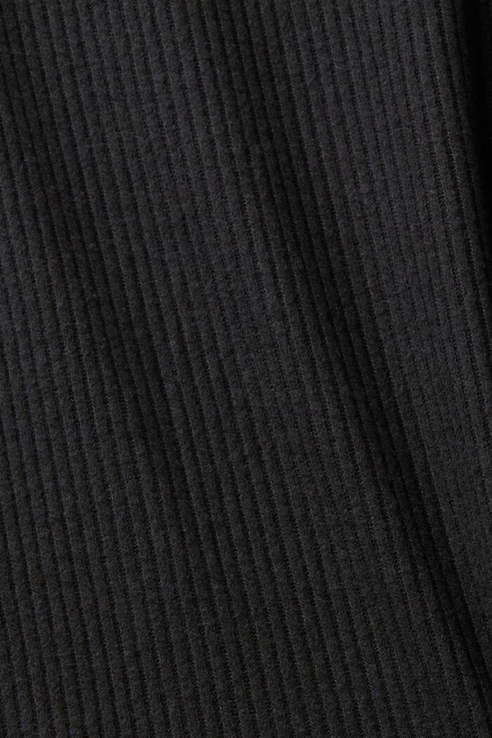 Žebrovaná midi sukně, BLACK, detail image number 6