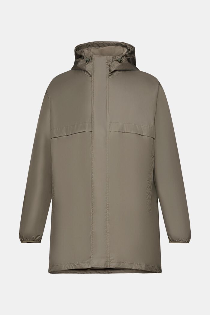 Lehká bunda s kapucí do deště, KHAKI GREEN, detail image number 5
