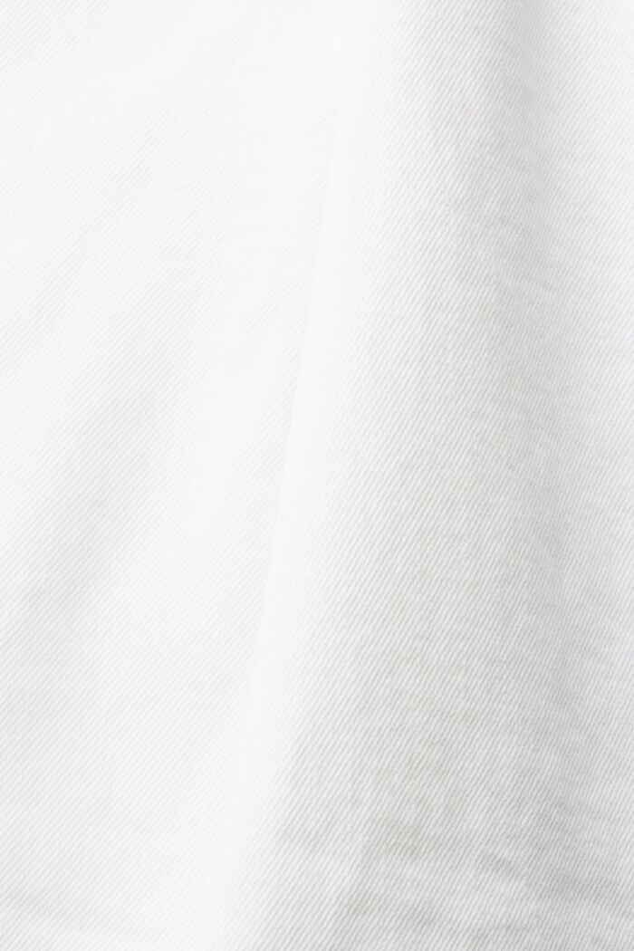Džínové šortky s efekty poničení, OFF WHITE, detail image number 4