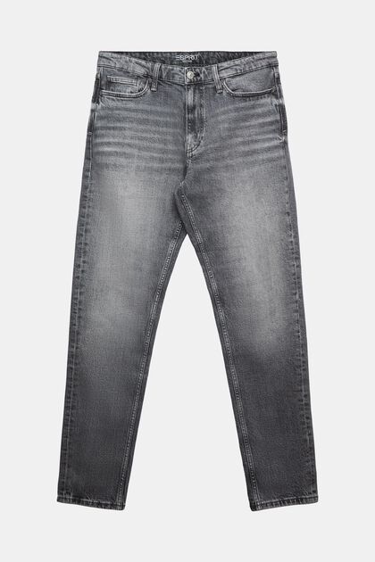 Rovné zužující se džíny se středně vysokým pasem