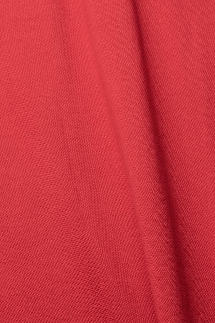Polokošile z piké z bavlny, BERRY RED, detail image number 1