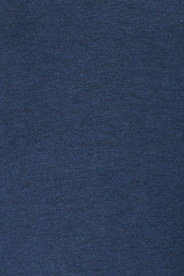 Tričko s dlouhým rukávem a bočními rozparky, DARK BLUE, detail image number 3