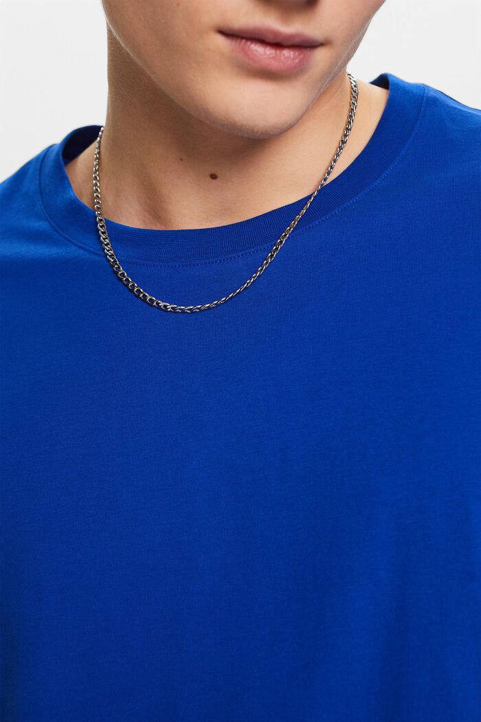 Žerzejové tričko s kulatým výstřihem, BRIGHT BLUE, detail image number 2