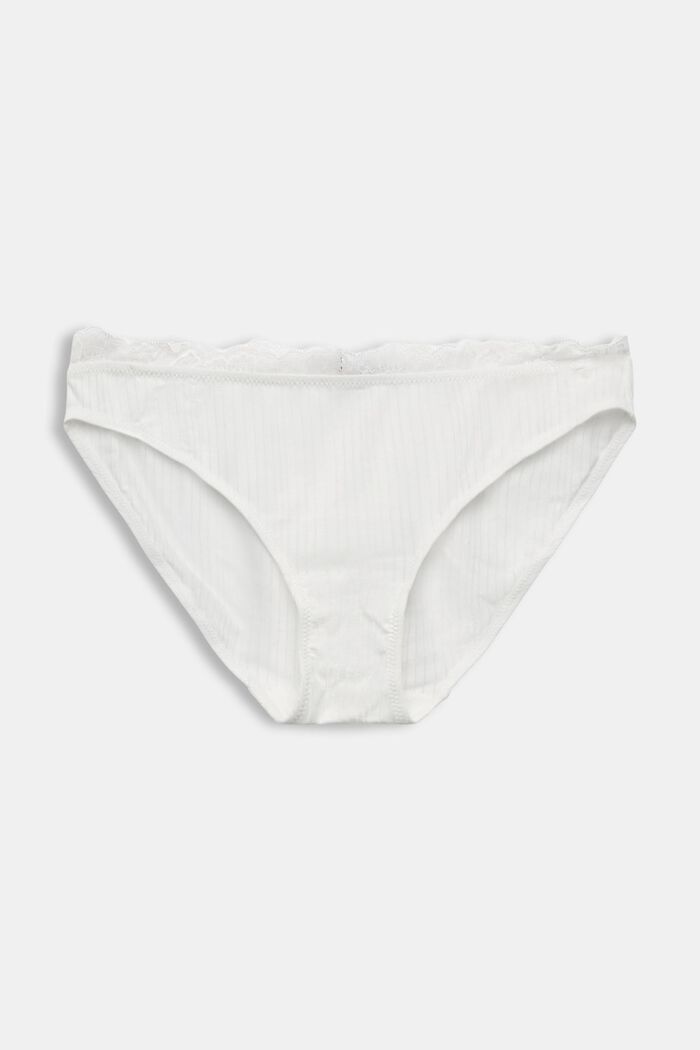 Krajkové mini kalhotky, OFF WHITE, detail image number 4