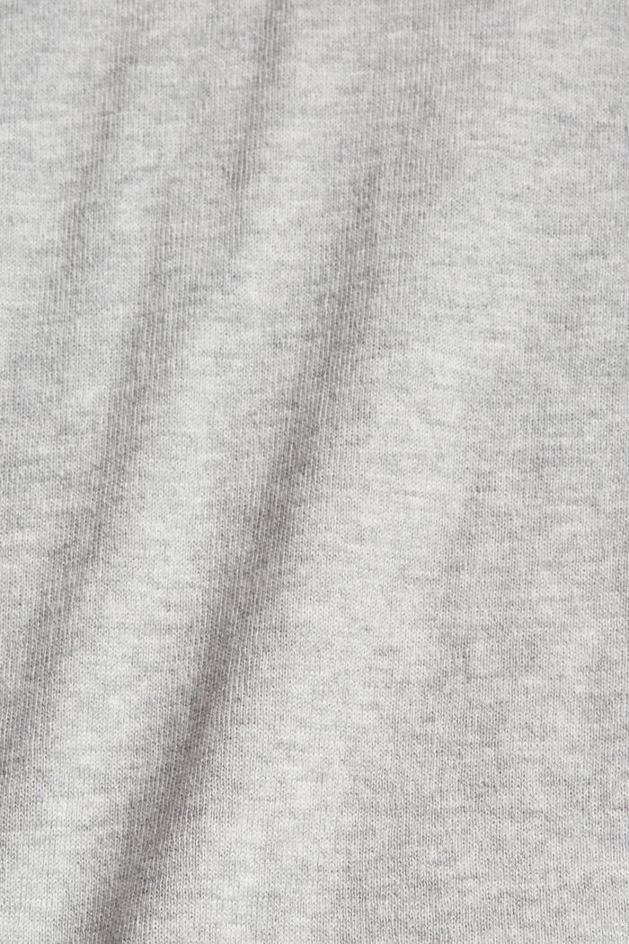 Pulovr s kapucí, 100% bavlna, LIGHT GREY, detail image number 1