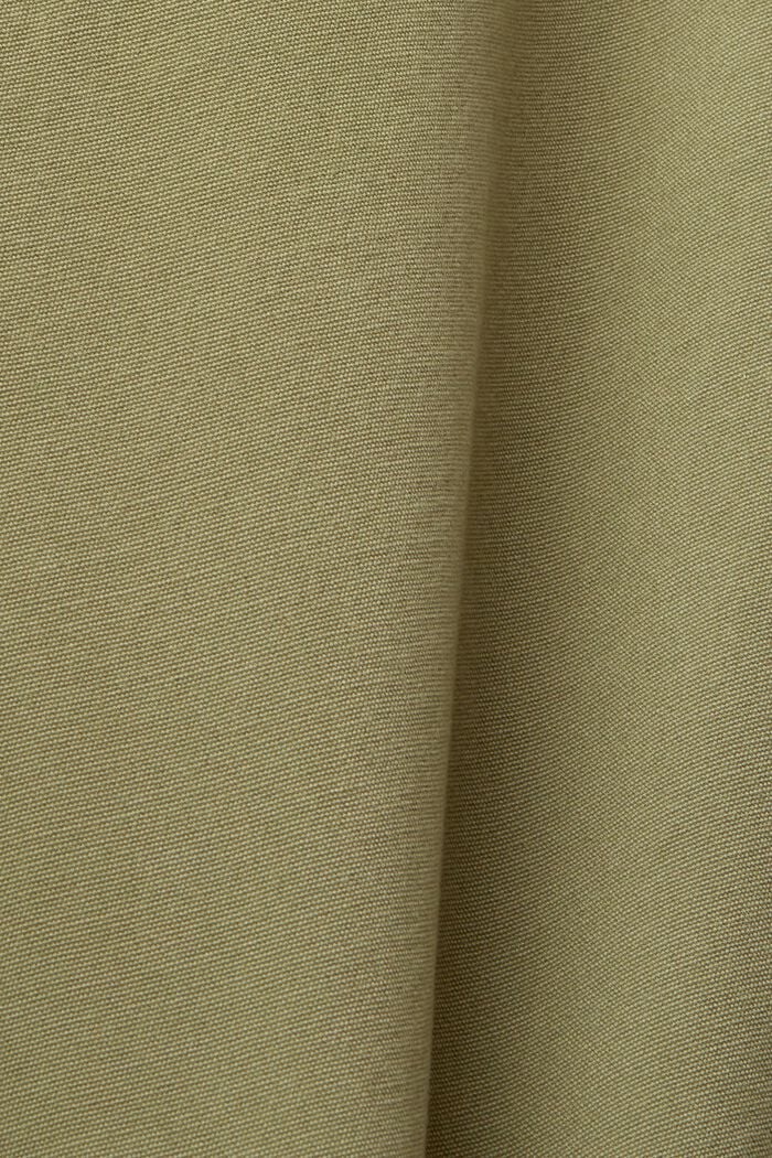 Bavlněné cargo kalhoty se zúženými nohavicemi, OLIVE, detail image number 5
