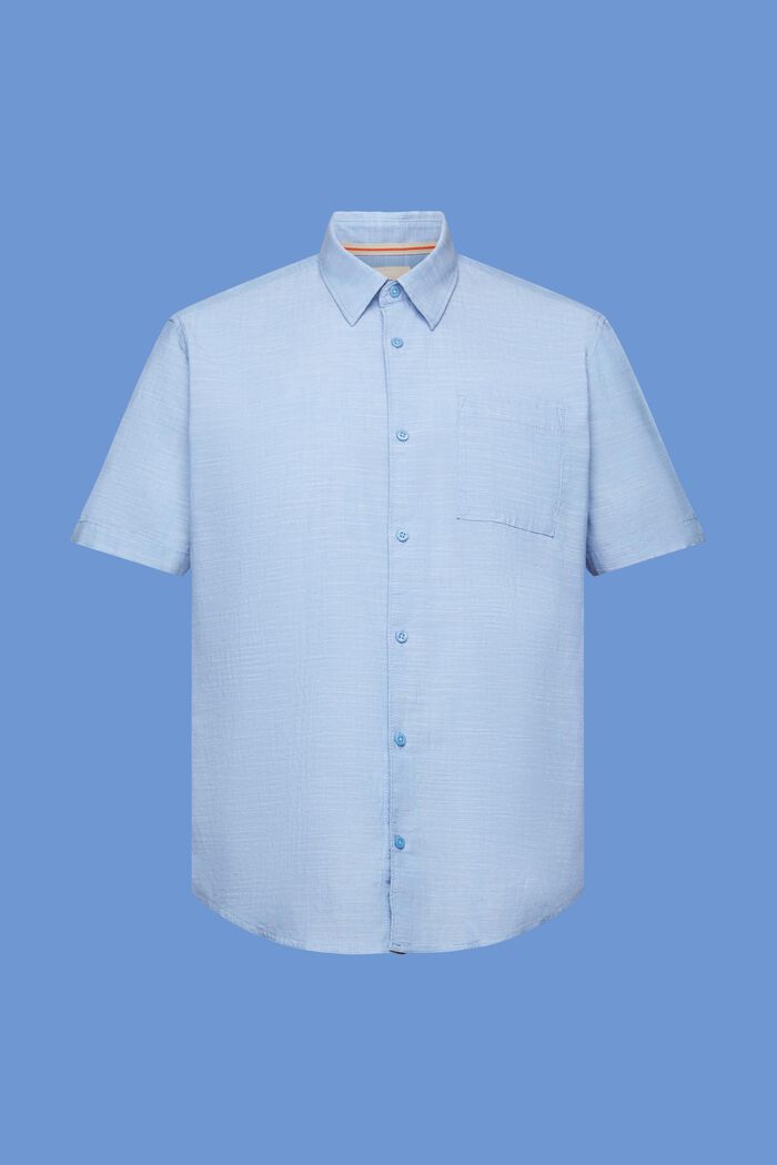 Bavlněná košile s propínacím límcem, LIGHT BLUE, detail image number 5