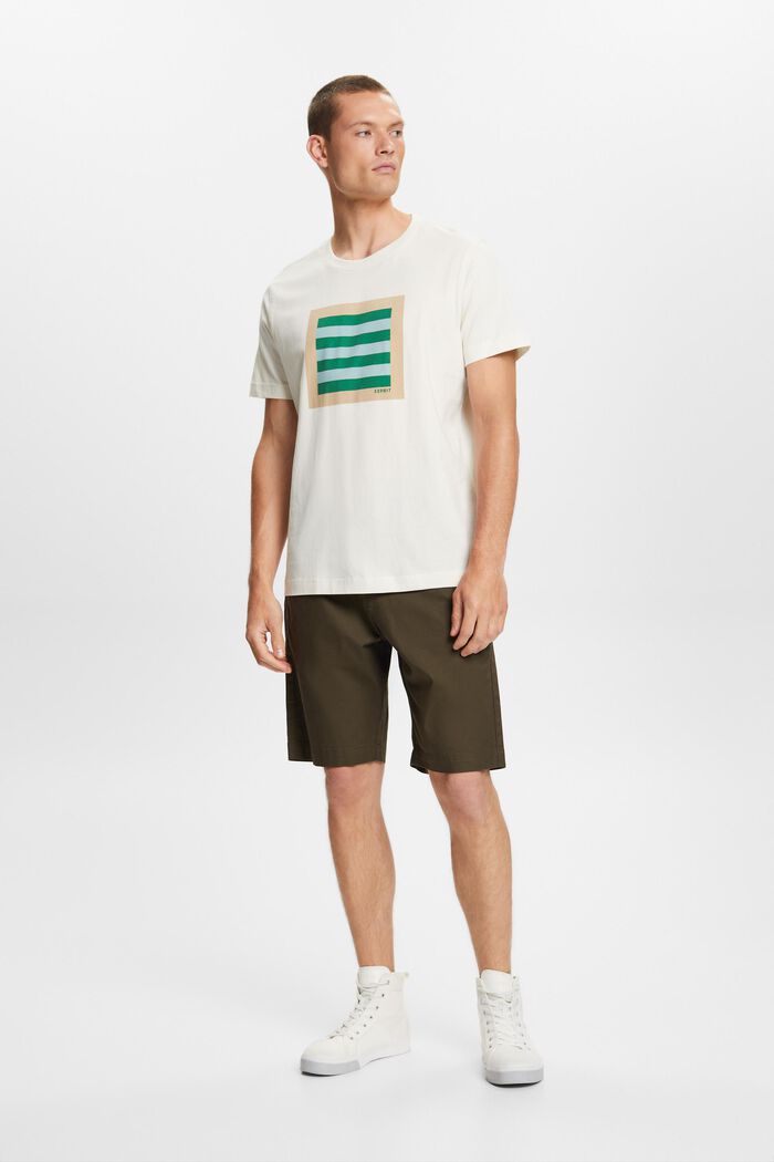 Tričko z bavlněného žerzeje, s grafickým designem, ICE, detail image number 4