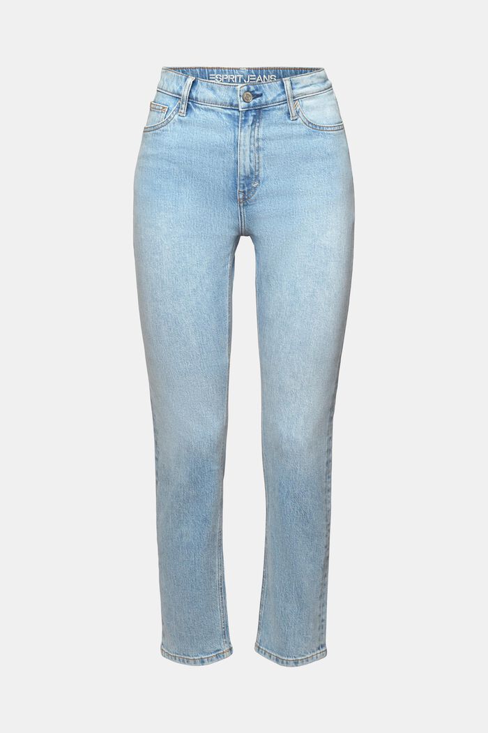 Slim džíny v retro stylu, BLUE LIGHT WASHED, detail image number 6