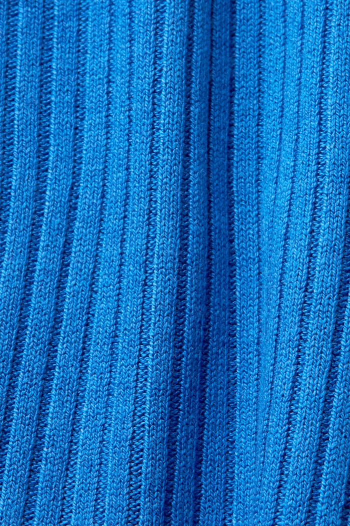 Tílko z žebrové pleteniny, BRIGHT BLUE, detail image number 5