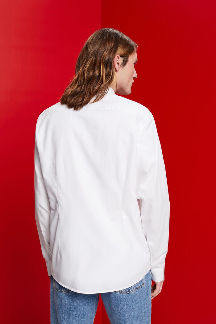 Košile slim fit se stojáčkem, WHITE, detail image number 3