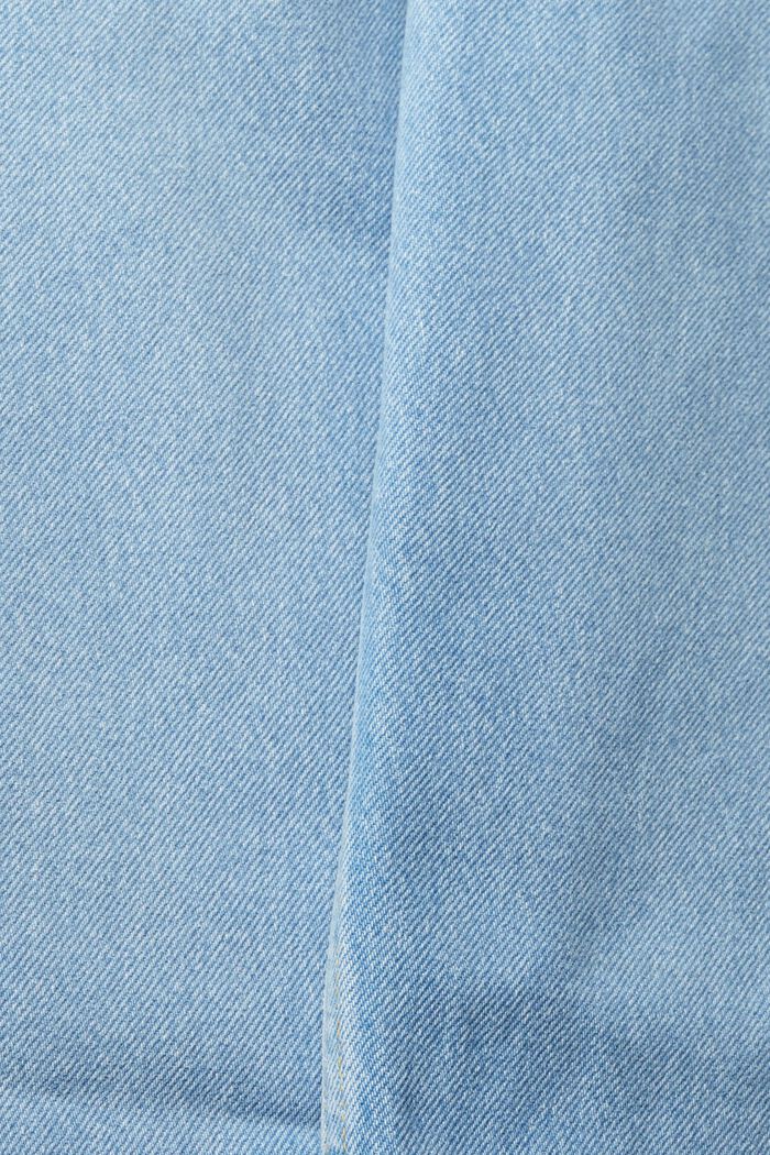 Džíny s elastickým pasem s provlečenou šňůrkou, BLUE BLEACHED, detail image number 4