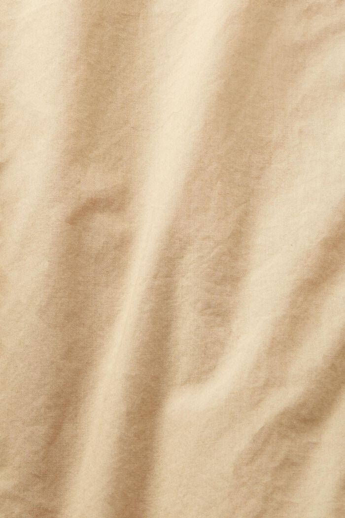 Bavlněná košile s propínacím límcem, SAND, detail image number 5