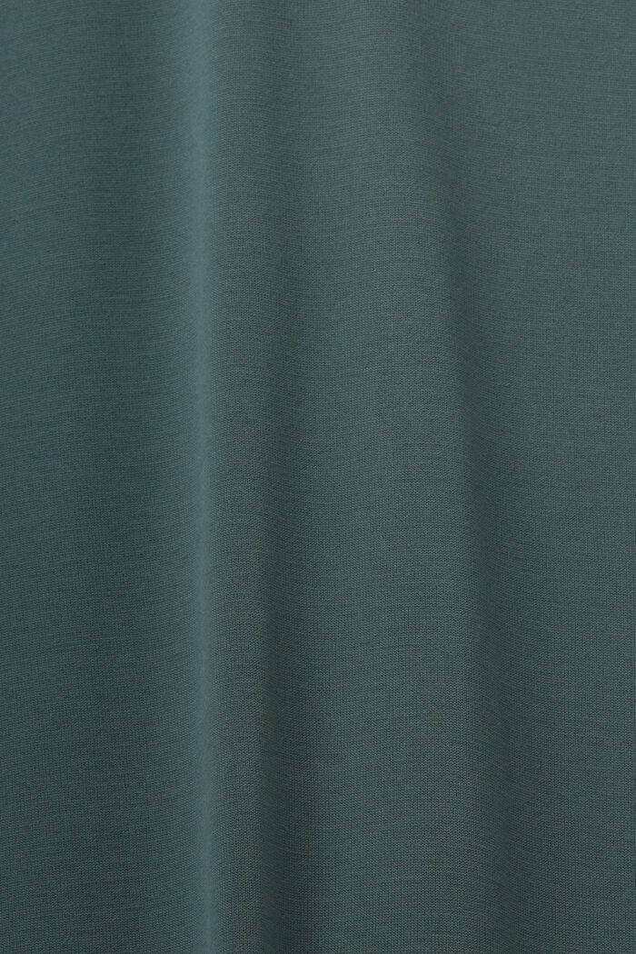 Žerzejové halenkové šaty, DARK TEAL GREEN, detail image number 5