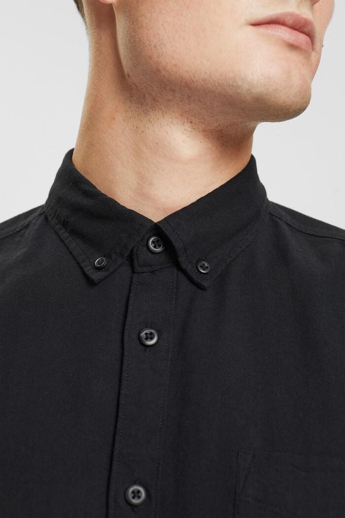Propínací košile, 100% bavlna, BLACK, detail image number 2