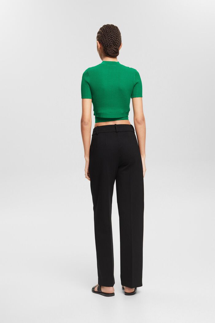 SPORTY PUNTO mix & match kalhoty s rovnými nohavicemi, BLACK, detail image number 3