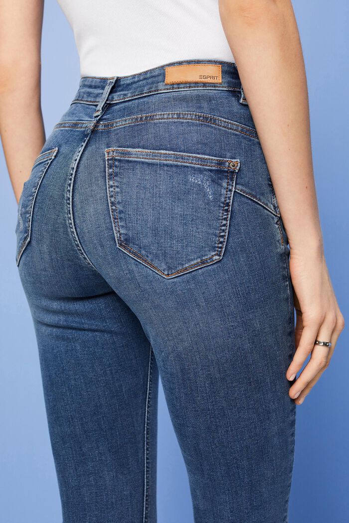 Tvarující džíny s vysokým pasem, BLUE MEDIUM WASHED, detail image number 4