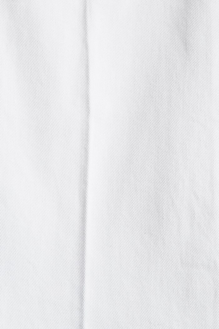 Kalhoty do zvonu s nakládanými kapsami, WHITE, detail image number 4