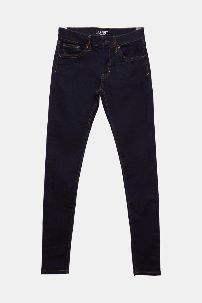 Strečové džíny, směs s bavlnou, BLUE RINSE, detail image number 6