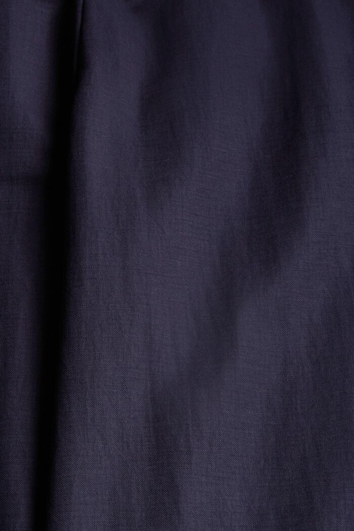 Široké kalhoty s pasem na gumu, LENZING™ ECOVERO™, ANTHRACITE, detail image number 4