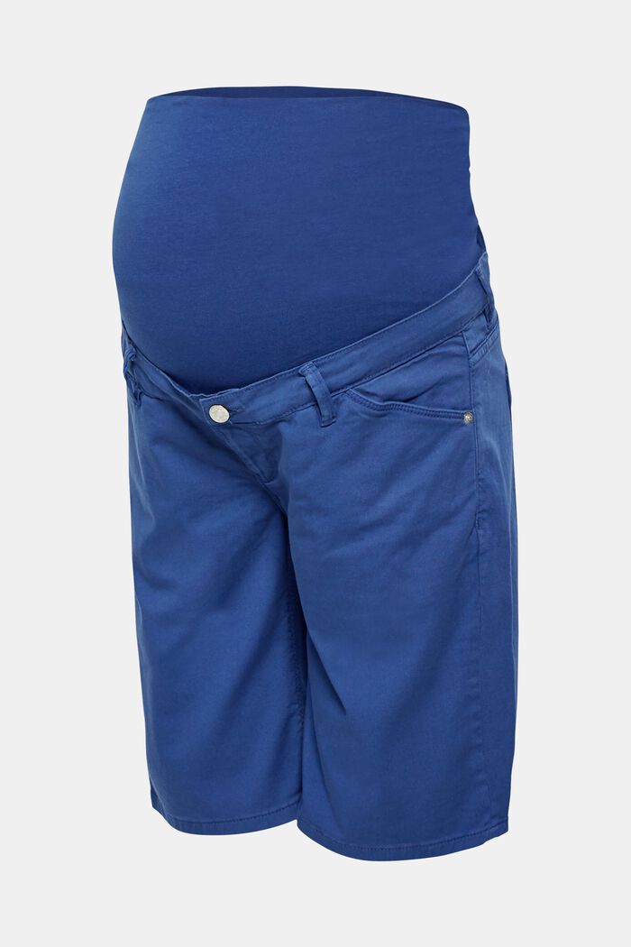 Chino šortky s pasem pod bříško, DARK BLUE, overview