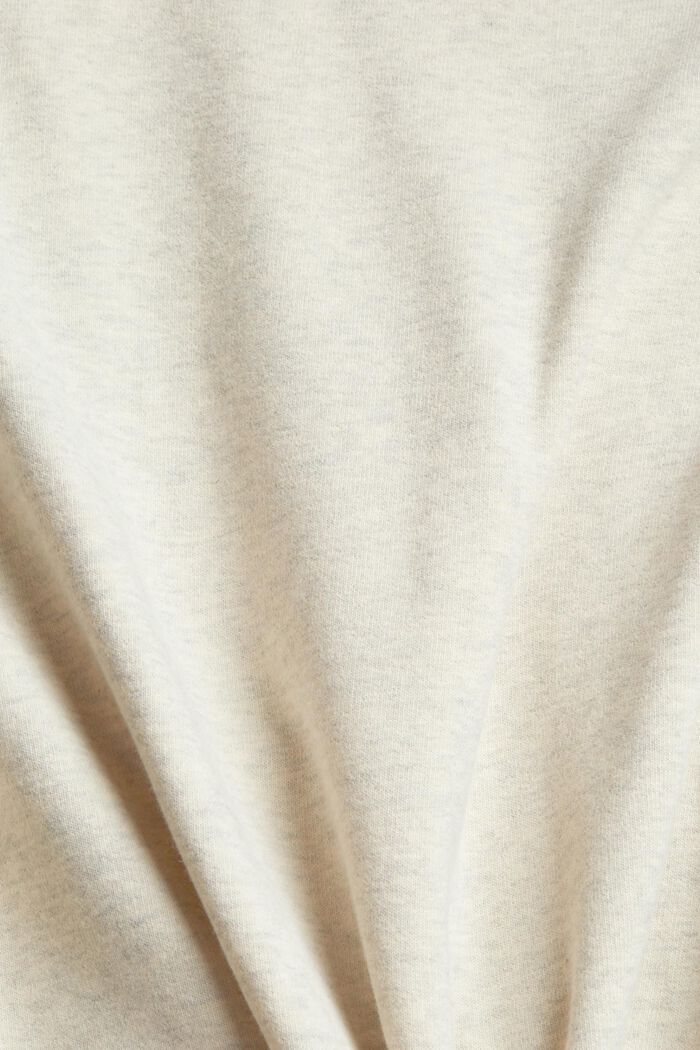 Melírovaná mikina se šňůrkou na stažení, OFF WHITE, detail image number 4