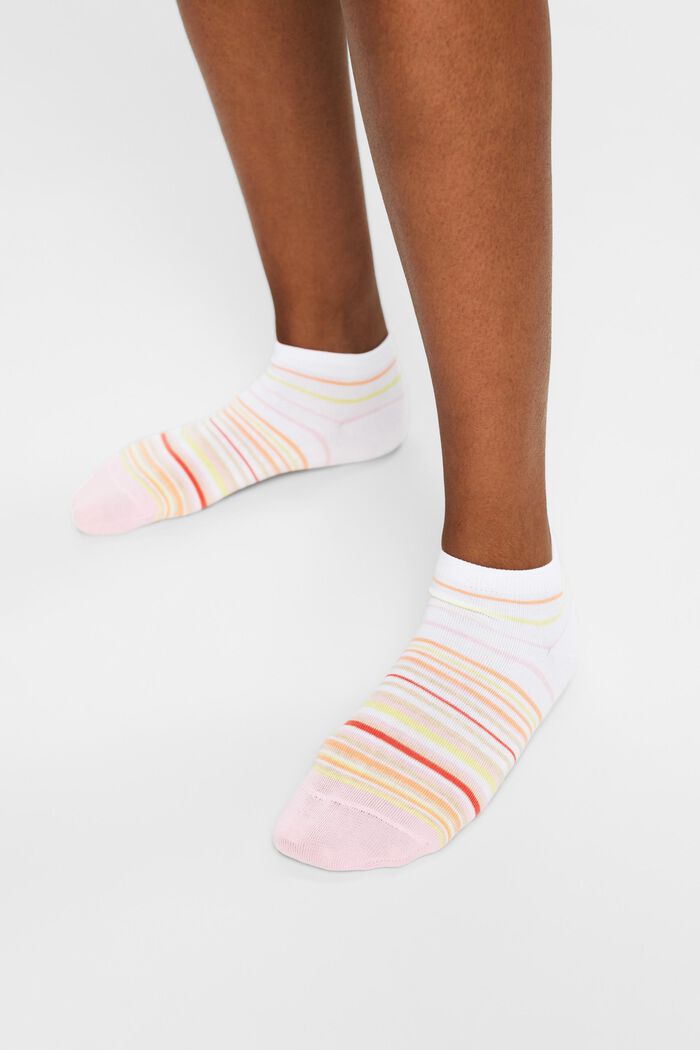 2 páry ponožek z bio bavlny, ROSE/WHITE, detail image number 1