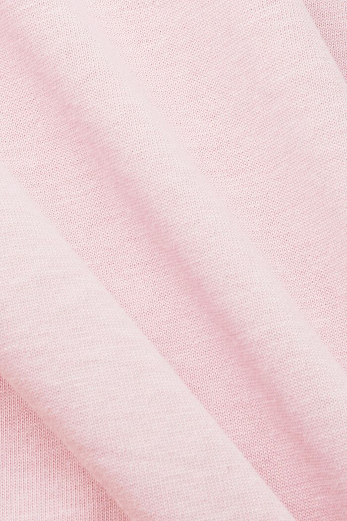 Tričko z bio bavlny s geometrickým potiskem, PINK, detail image number 5