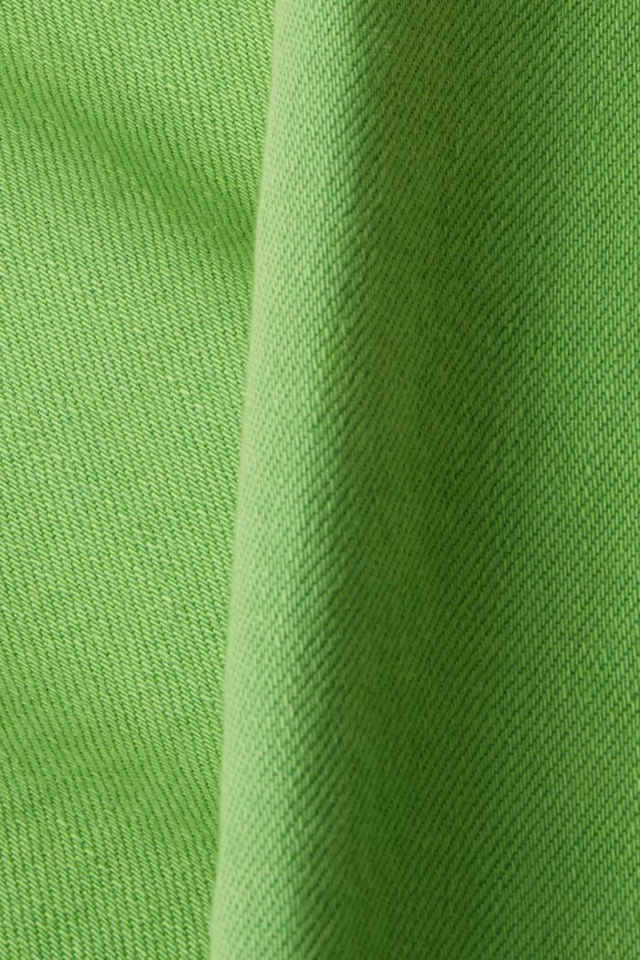 Zkrácené kalhoty s roztřepenými lemy, GREEN, detail image number 6