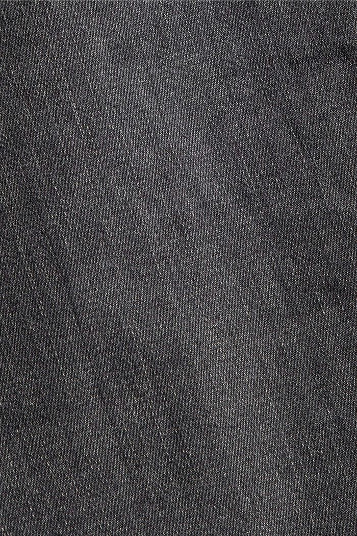 Džínová sukně v midi délce, bio bavlna, GREY DARK WASHED, detail image number 4