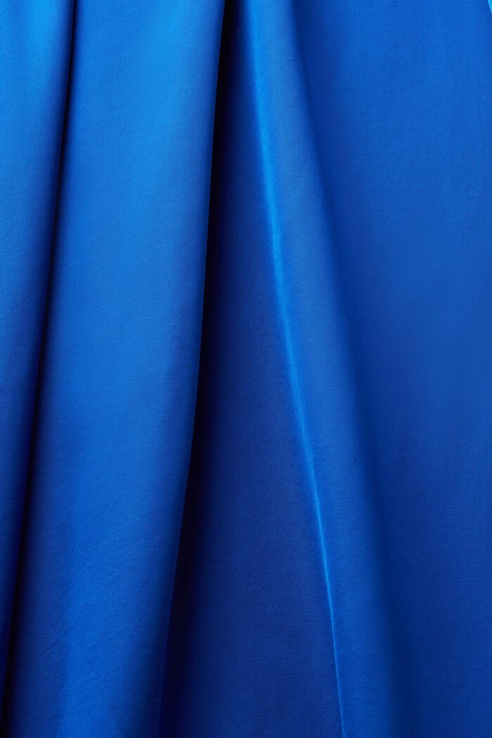 Saténové pouzdrové šaty bez rukávů, BRIGHT BLUE, detail image number 6