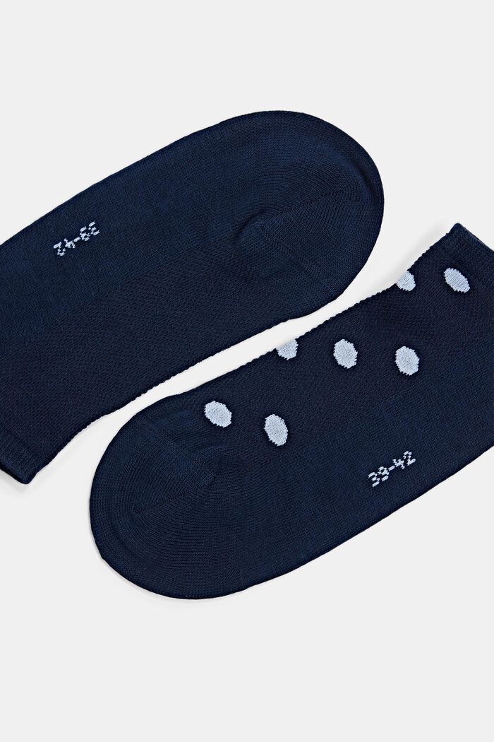 2 párů ponožek do tenisek se síťovinou, bio bavlna, PLUM, detail image number 1