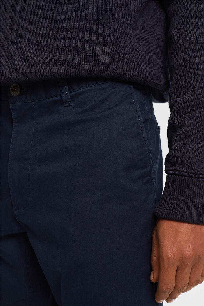Kalhoty chino s úzkými nohavicemi, NAVY, detail image number 2