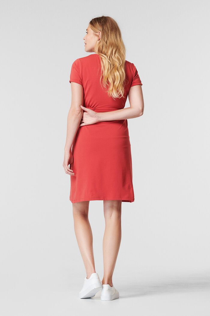Žerzejové šaty z bavlny, RED, detail image number 1