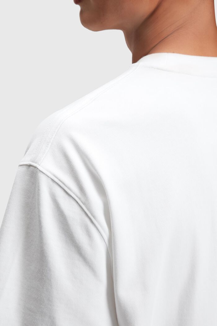 Tričko s hranatým střihem, WHITE, detail image number 3