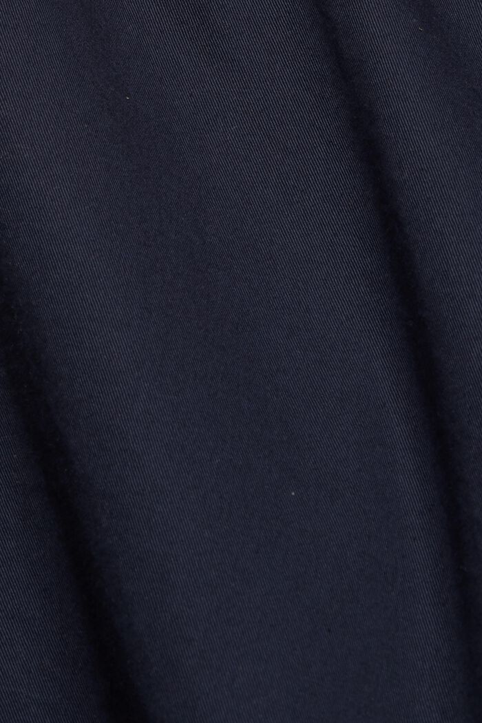 Pulovr z žebrové pleteniny, ze 100% bavlny, NAVY, detail image number 4