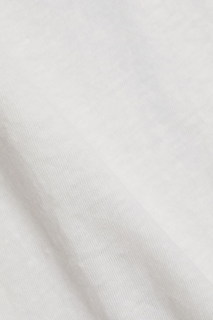 Z recyklovaného materiálu: Tričko s bio bavlnou, OFF WHITE, detail image number 4