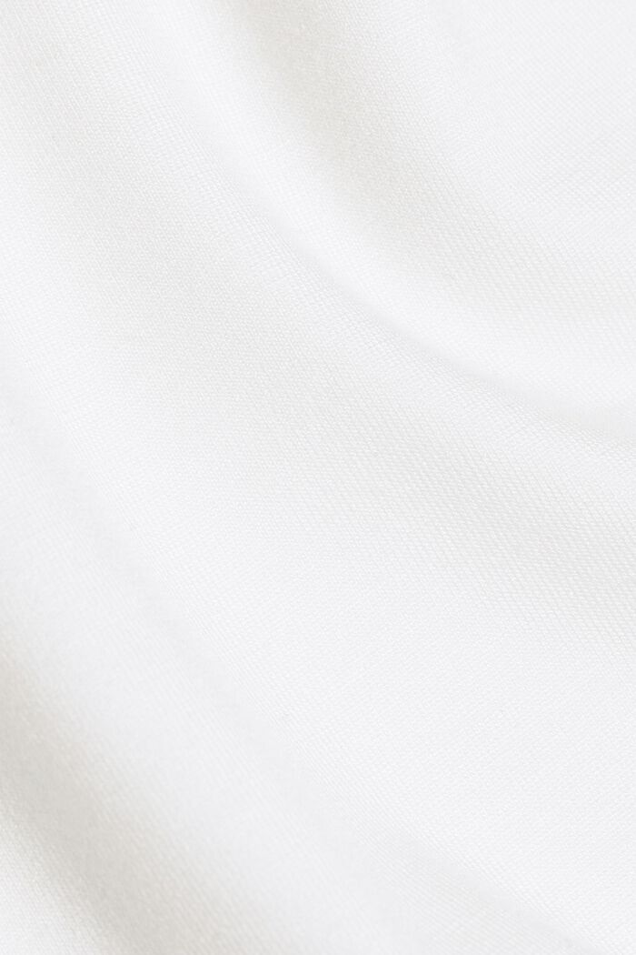 Žerzejové tričko s viskózou LENZING™ ECOVERO™, OFF WHITE, detail image number 4
