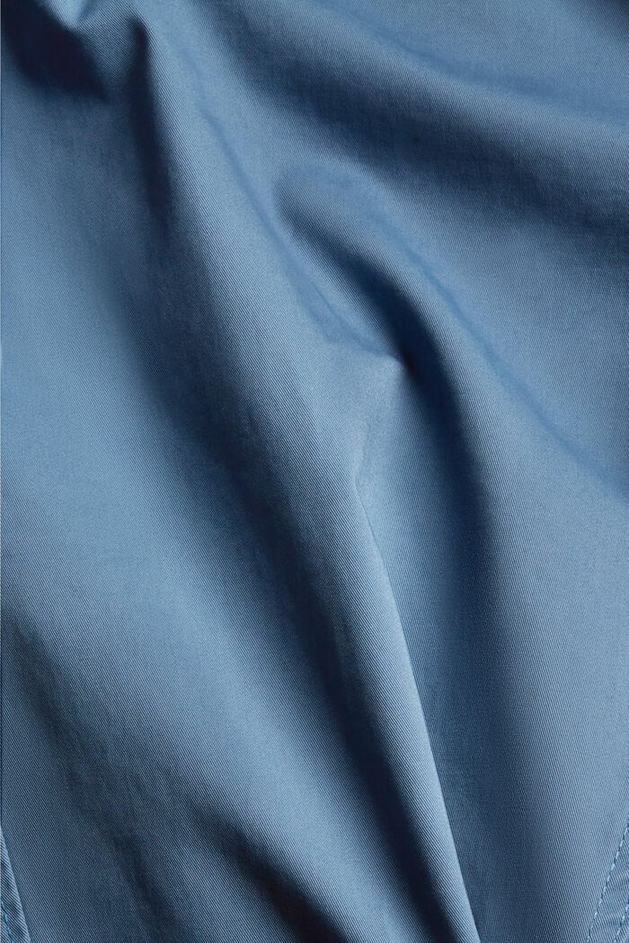 Úzké chino kalhoty chino z bio bavlny, BLUE, detail image number 1