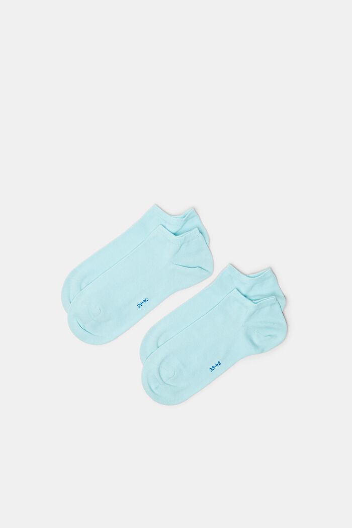 Kotníkové ponožky, 2 páry v balení, BARELY BLUE, detail image number 0