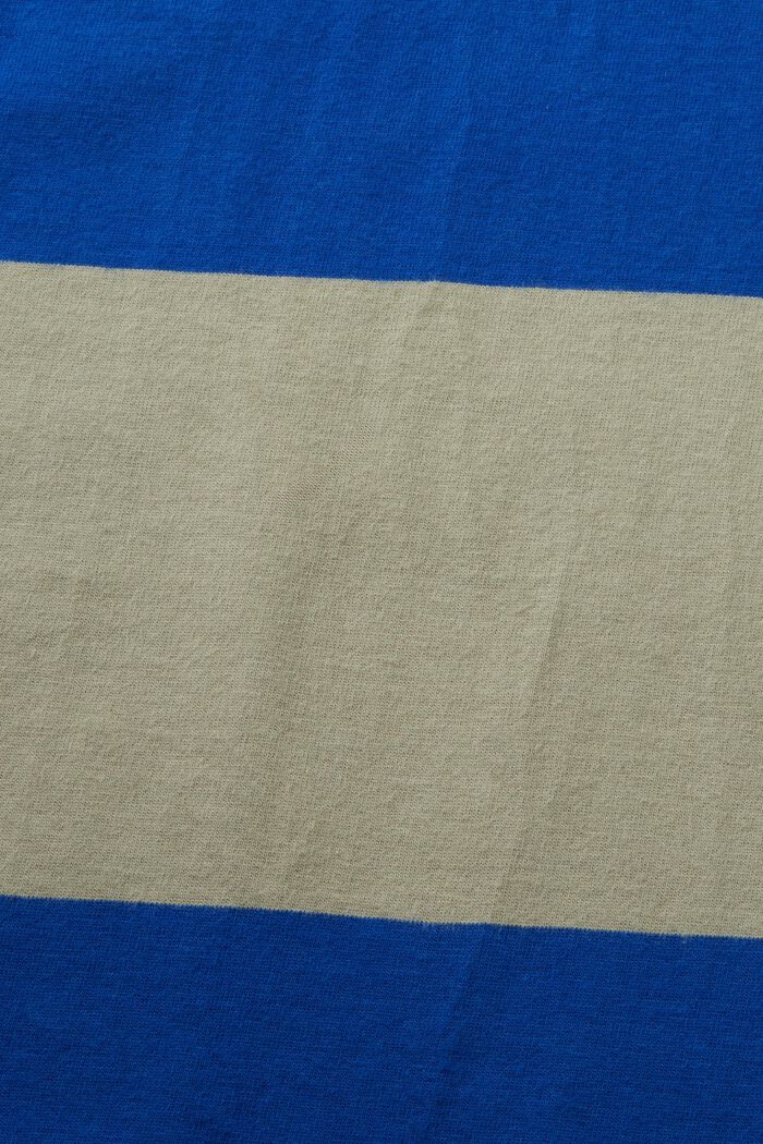 Pruhované tričko s logem, BRIGHT BLUE, detail image number 4