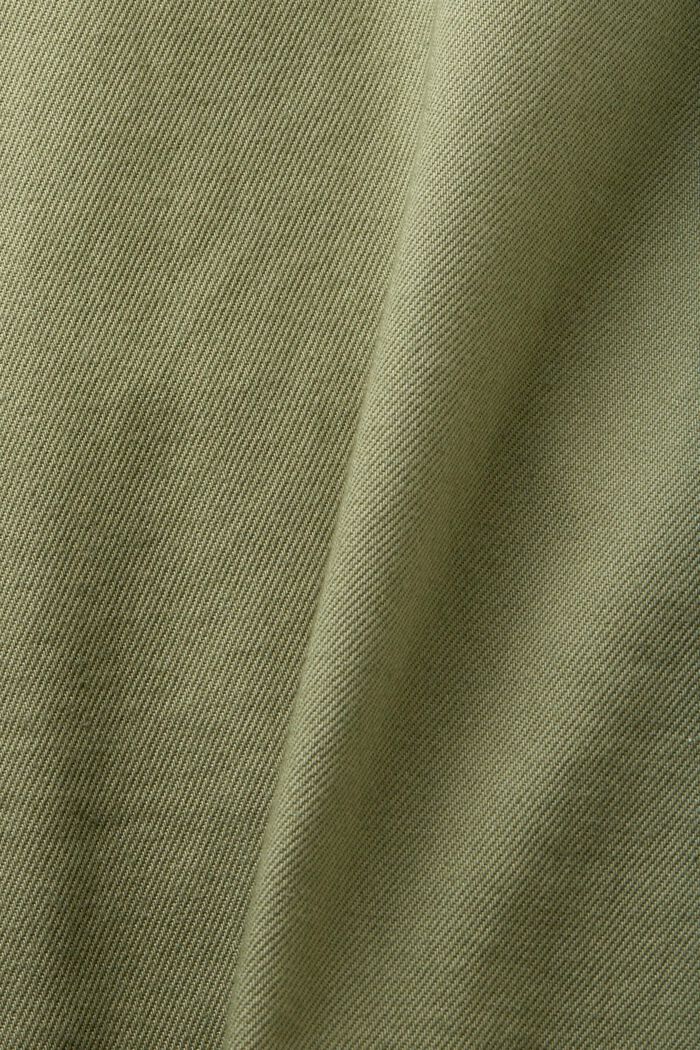 Košilová bunda z bio bavlny, LIGHT KHAKI, detail image number 5