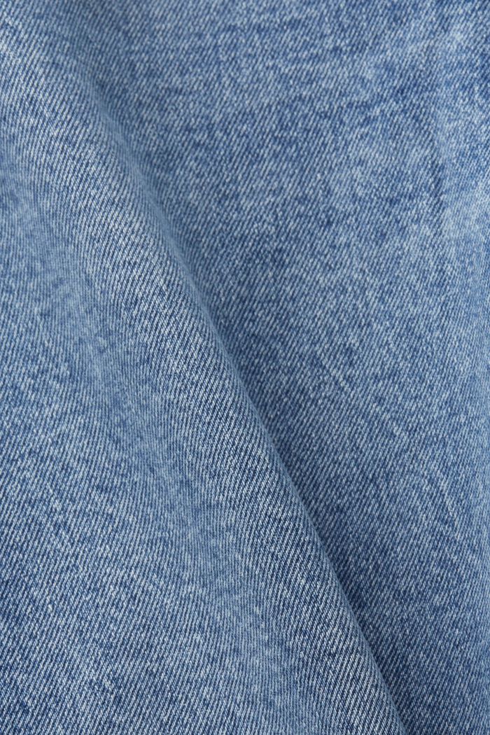 Retro klasické džíny se středně vysokým pasem, BLUE LIGHT WASHED, detail image number 5