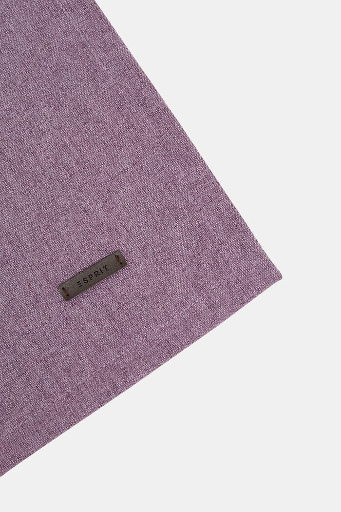 Běhoun na stůl z melírované tkaniny, LILAC, detail image number 1
