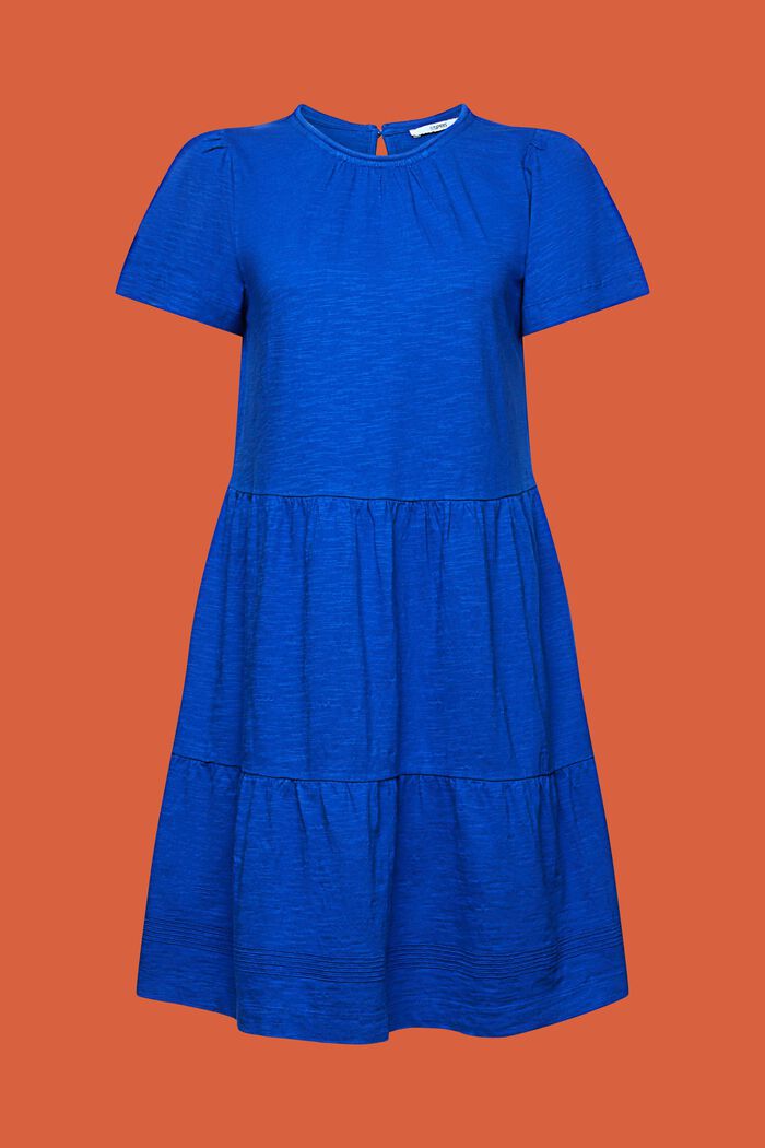 Krátké žerzejové šaty, 100% bavlna, INK, detail image number 6