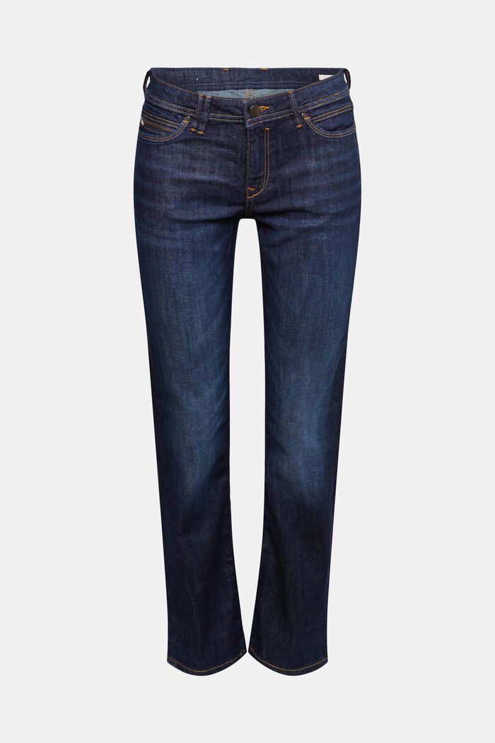 Strečové džíny s rovnými nohavicemi