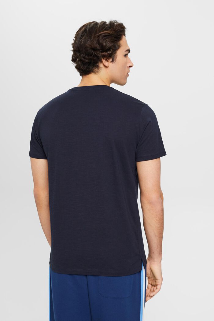 Bavlněné tričko s náprsní kapsou, NAVY, detail image number 3