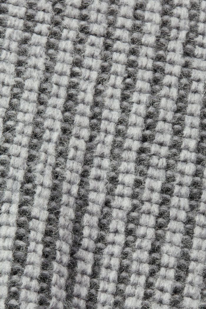 Robustní pletená vesta s alpakou, MEDIUM GREY, detail image number 4