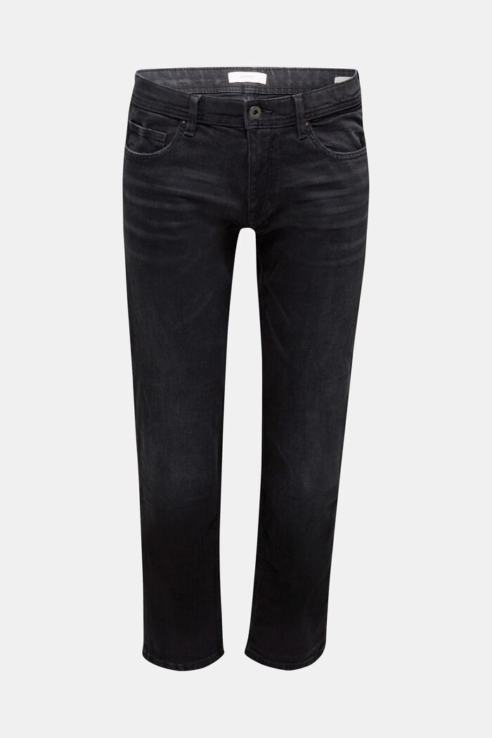 Seprané džíny, bio bavlna, BLACK DARK WASHED, detail image number 0